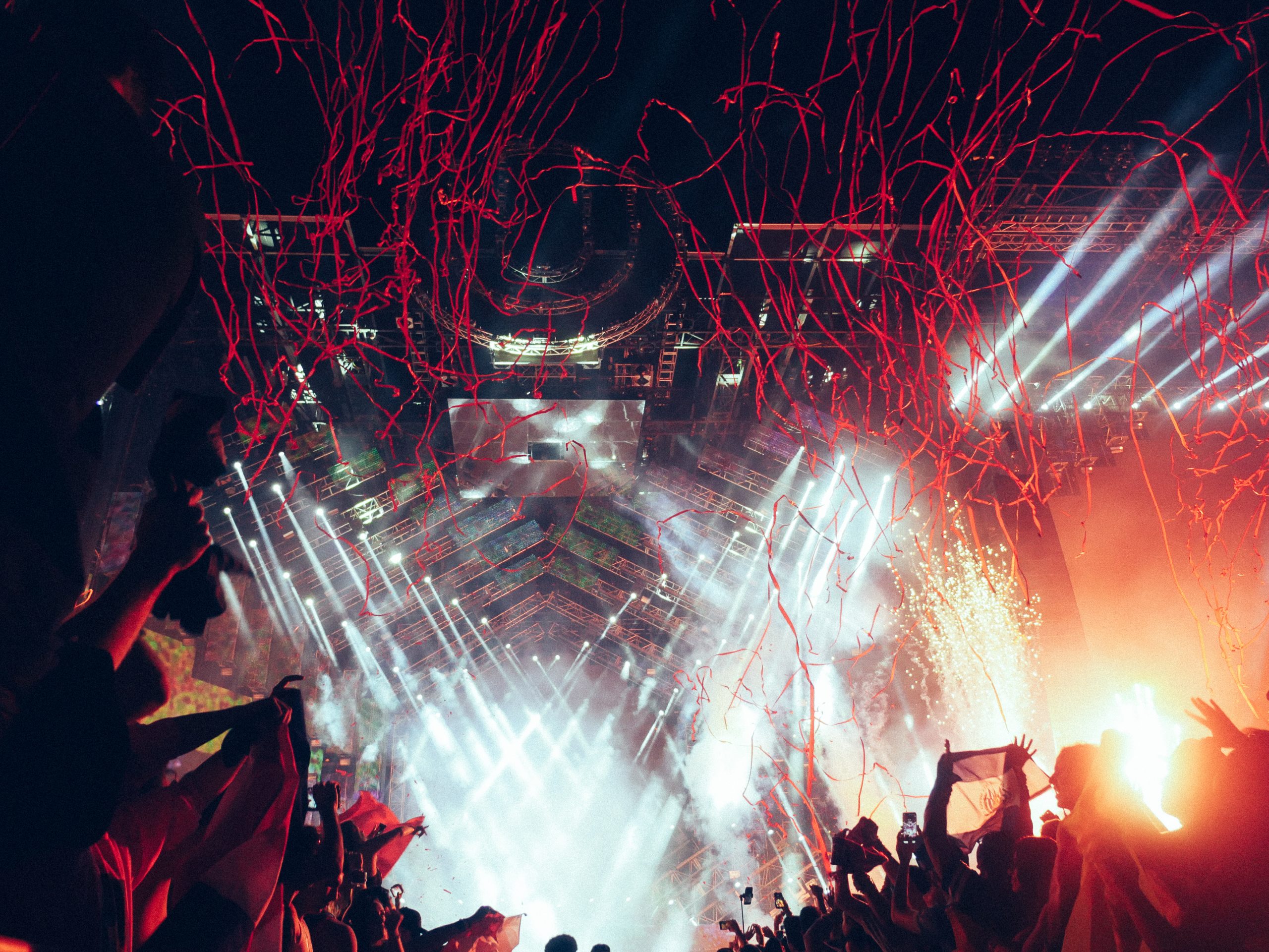 Festival crowd shot